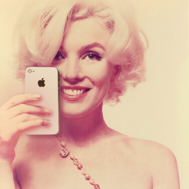 "Marilyn Monroe Self…" başlıklı Tablo Tony Rubino tarafından, Orijinal sanat, Akrilik Ahşap Sedye çerçevesi üzerine monte ed…