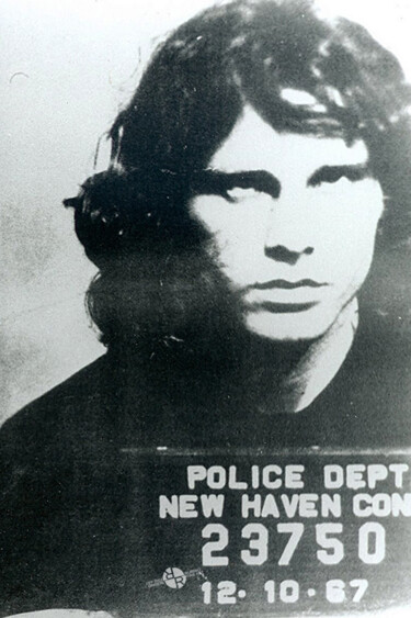 Pittura intitolato "Jim Morrison Mug Sh…" da Tony Rubino, Opera d'arte originale, Acrilico Montato su Telaio per barella in…
