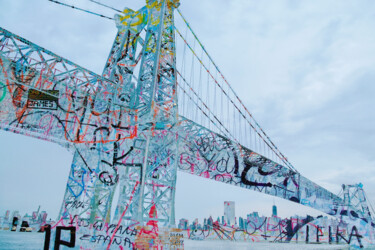 "New York City Manha…" başlıklı Tablo Tony Rubino tarafından, Orijinal sanat, Akrilik Ahşap Sedye çerçevesi üzerine monte ed…