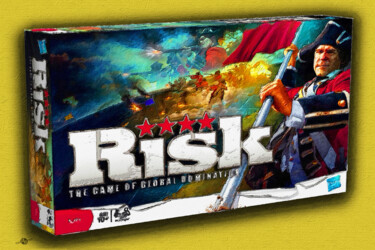 Painting titled "Risk Board Game Pai…" by Tony Rubino, Original Artwork, Acrylic Mounted on Wood Stretcher frame