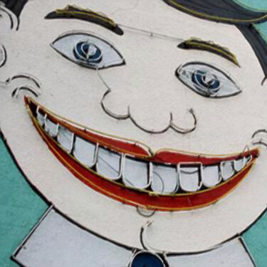 Картина под названием "Asbury Park Tillie…" - Tony Rubino, Подлинное произведение искусства, Акрил Установлен на Деревянная…