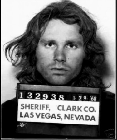 "Jim Morrison Mug Sh…" başlıklı Tablo Tony Rubino tarafından, Orijinal sanat, Akrilik Ahşap Sedye çerçevesi üzerine monte ed…