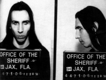 "Marilyn Manson Mug…" başlıklı Tablo Tony Rubino tarafından, Orijinal sanat, Akrilik Ahşap Sedye çerçevesi üzerine monte edi…