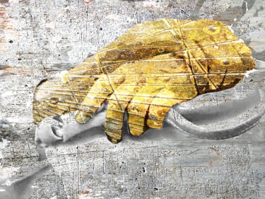 Malerei mit dem Titel "Hands Study" von Tony Rubino, Original-Kunstwerk, Acryl Auf Keilrahmen aus Holz montiert