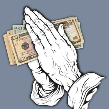 Pintura titulada "Rubino Money Callin…" por Tony Rubino, Obra de arte original, Acrílico Montado en Bastidor de camilla de m…