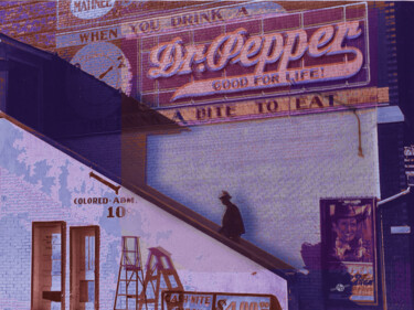 Digital Arts titled "Dr Pepper Blues The…" by Tony Rubino, Original Artwork, Digital Painting