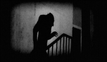 Ζωγραφική με τίτλο "Nosferatu Vampire P…" από Tony Rubino, Αυθεντικά έργα τέχνης, Ακρυλικό Τοποθετήθηκε στο Ξύλινο φορείο σκ…