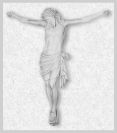 Картина под названием "The Jesus Passion o…" - Tony Rubino, Подлинное произведение искусства, Акрил Установлен на Деревянная…