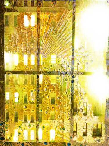 Картина под названием "Shine A Light" - Tony Rubino, Подлинное произведение искусства, Акрил Установлен на Деревянная рама д…