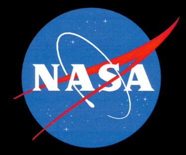 "NASA Logo Space" başlıklı Tablo Tony Rubino tarafından, Orijinal sanat, Akrilik Ahşap Sedye çerçevesi üzerine monte edilmiş