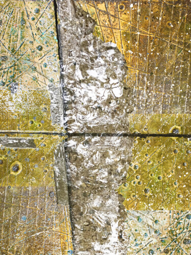 Pittura intitolato "Aqua Metallic Serie…" da Tony Rubino, Opera d'arte originale, Acrilico Montato su Telaio per barella in…