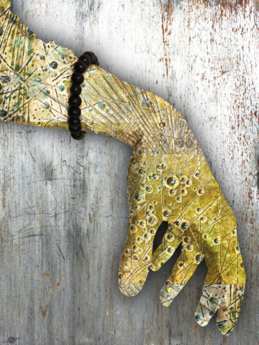 Картина под названием "Rubino Hands Study" - Tony Rubino, Подлинное произведение искусства, Акрил Установлен на Деревянная р…