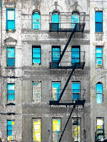Pintura intitulada "Envy New York City" por Tony Rubino, Obras de arte originais, Acrílico Montado em Armação em madeira