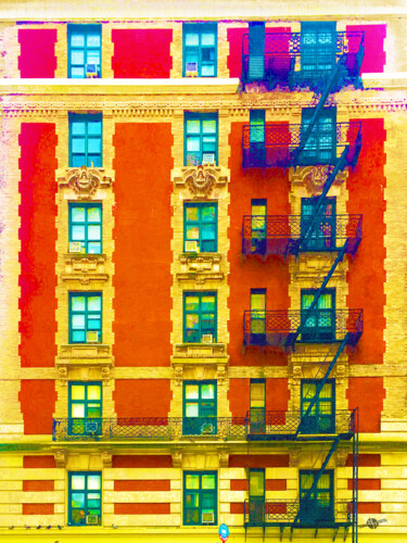 Pintura titulada "New York City Apart…" por Tony Rubino, Obra de arte original, Acrílico Montado en Bastidor de camilla de m…