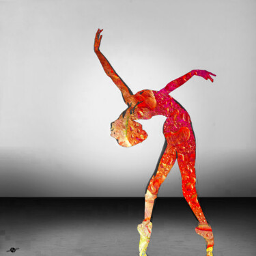 Ζωγραφική με τίτλο "Dancer" από Tony Rubino, Αυθεντικά έργα τέχνης, Ακρυλικό Τοποθετήθηκε στο Ξύλινο φορείο σκελετό