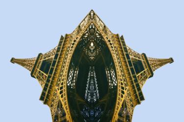 Картина под названием "Eiffel Tower" - Tony Rubino, Подлинное произведение искусства, Акрил Установлен на Деревянная рама дл…