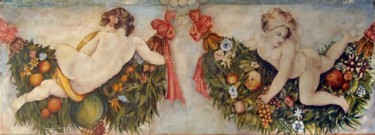 Pintura intitulada "la prosperità" por Antonio Bonassi, Obras de arte originais