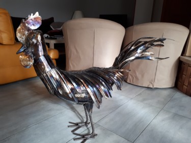 Sculpture intitulée "Coq" par Antoine Cianchetti, Œuvre d'art originale