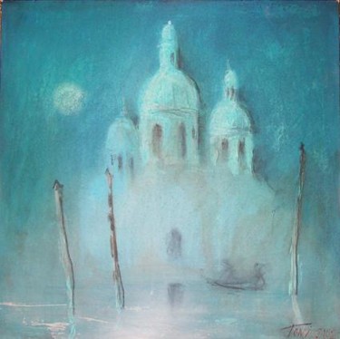 「Venice」というタイトルの絵画 Tony Ignatovによって, オリジナルのアートワーク, オイル