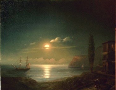 Peinture intitulée "Capri" par Tony Mäkinen, Œuvre d'art originale, Huile