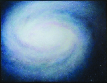 Painting titled "cosmos, galaxy, гал…" by Tony Pereira Ferreira, Original Artwork, Acrylic