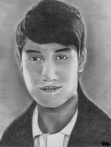 Dessin intitulée "Victor Basa" par Tonz Macato, Œuvre d'art originale