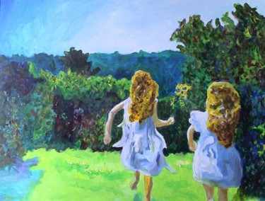 Painting titled "Sunday Afternoon" by Toolittletime, Original Artwork, Oil