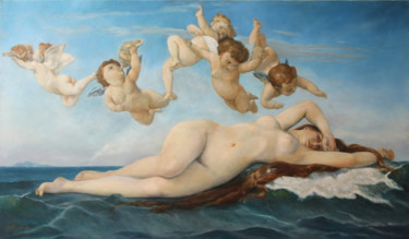 Painting titled "Venus – after Caban…" by Darko Topalski, Original Artwork, Oil