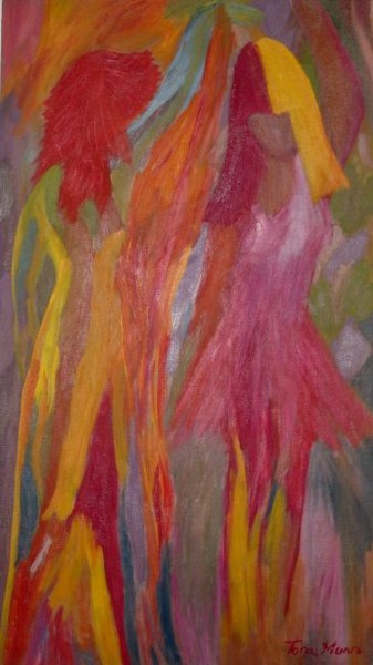 Painting titled "Scarf Dance" by Tora Munro, Original Artwork