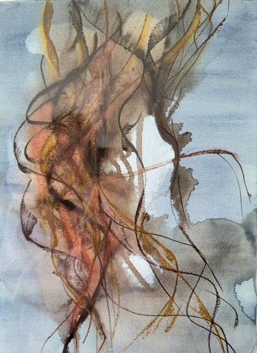 Ζωγραφική με τίτλο "Все оплачено, вымет…" από Tori Min, Αυθεντικά έργα τέχνης, Ακουαρέλα