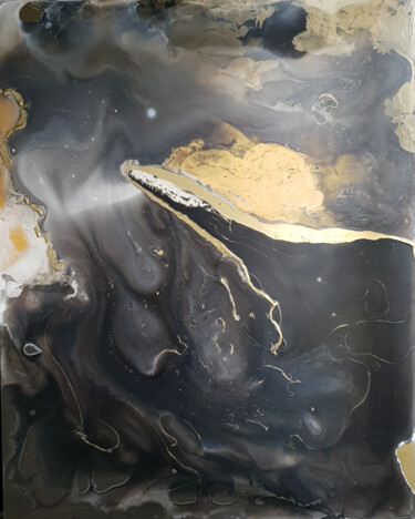 Peinture intitulée "Eruption" par Tories Dor, Œuvre d'art originale, Acrylique