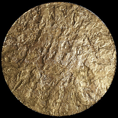 Peinture intitulée "Gold" par Tories Dor, Œuvre d'art originale, Pigments