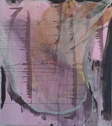 "Pink" başlıklı Tablo Tories Dor tarafından, Orijinal sanat, Mürekkep
