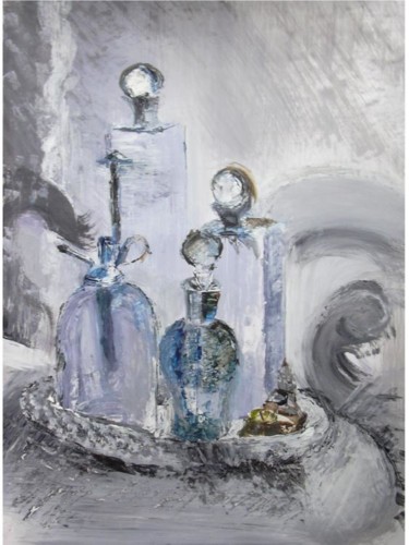 Peinture intitulée "Cristal" par Nathalie Torrents, Œuvre d'art originale