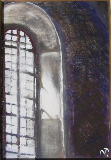 Peinture intitulée "Fenêtre" par Nathalie Torrents, Œuvre d'art originale
