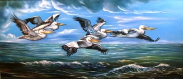 "Pelikanlar." başlıklı Tablo Hatun Erdem tarafından, Orijinal sanat