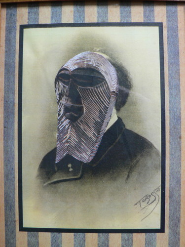 Collages titled "19 è siècles" by Toross, Original Artwork, Collages Mounted on Cardboard