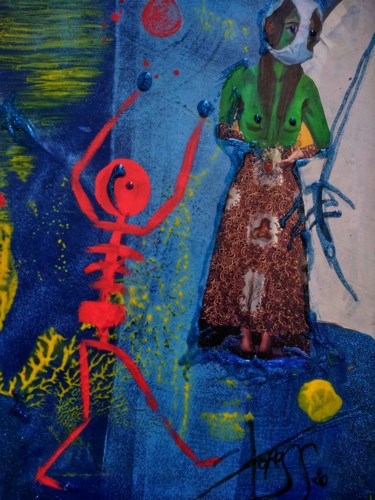 Pittura intitolato "JOY" da Toross, Opera d'arte originale, Collages