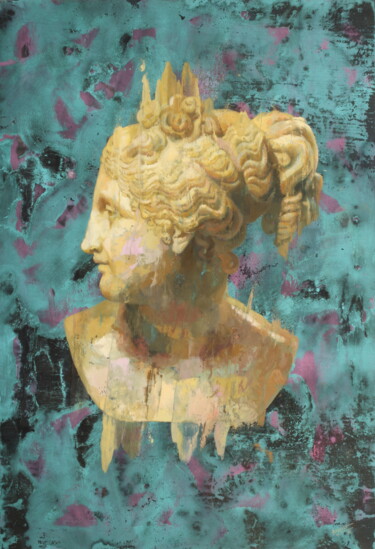 Pittura intitolato "Venus Ítálica" da Torregar, Opera d'arte originale, Olio