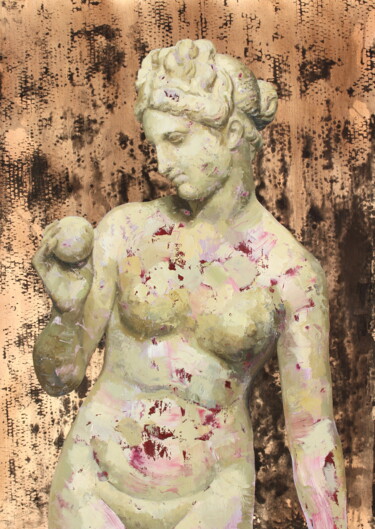 Peinture intitulée "Venus de la manzana" par Torregar, Œuvre d'art originale, Huile