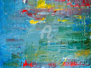 Peinture intitulée "HUDSON RIVER" par Pierre Boue-Duberge, Œuvre d'art originale, Huile