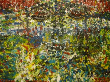Peinture intitulée "Rêve" par Toshio Asaki, Œuvre d'art originale, Huile