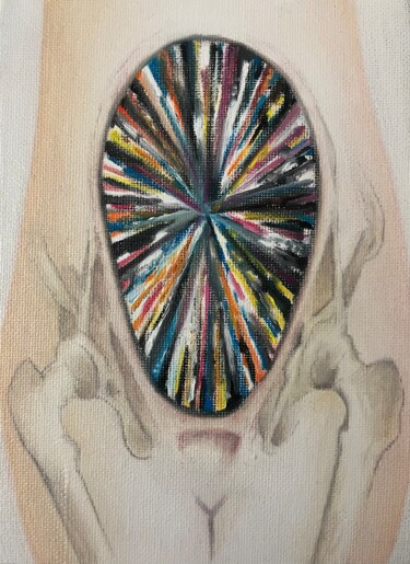 Painting titled "Anatomia di un mira…" by Toso Il, Original Artwork, Oil