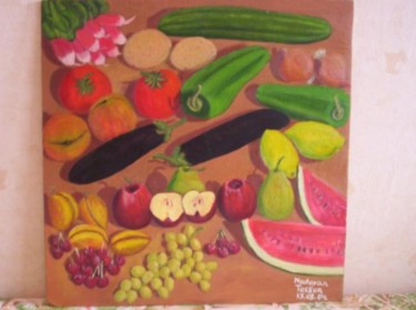 Painting titled "emish,fruit et légu…" by Tossoun Nadoyan, Original Artwork