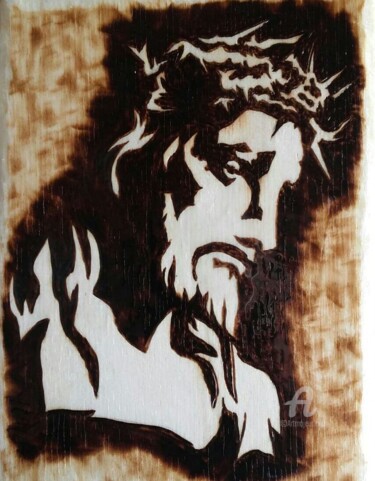 Drawing titled "Impronta del Cristo" by Luigi Tosti, Original Artwork, Other