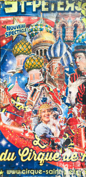 Saint Petersbourg Collages intitulée "Saint Petersbourg" par Ka, Œuvre d'art originale, Collages
