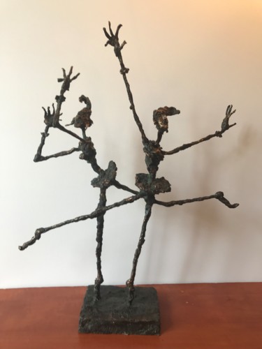 Sculpture intitulée "Ballerinas" par Erno Toth, Œuvre d'art originale, Bronze