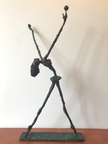 Skulptur mit dem Titel "Ballerina" von Erno Toth, Original-Kunstwerk, Bronze