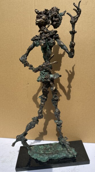 Skulptur mit dem Titel "Actress" von Erno Toth, Original-Kunstwerk, Bronze