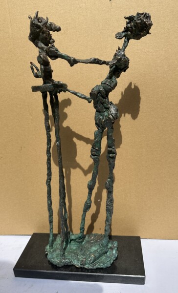 Skulptur mit dem Titel "Creator 2." von Erno Toth, Original-Kunstwerk, Bronze